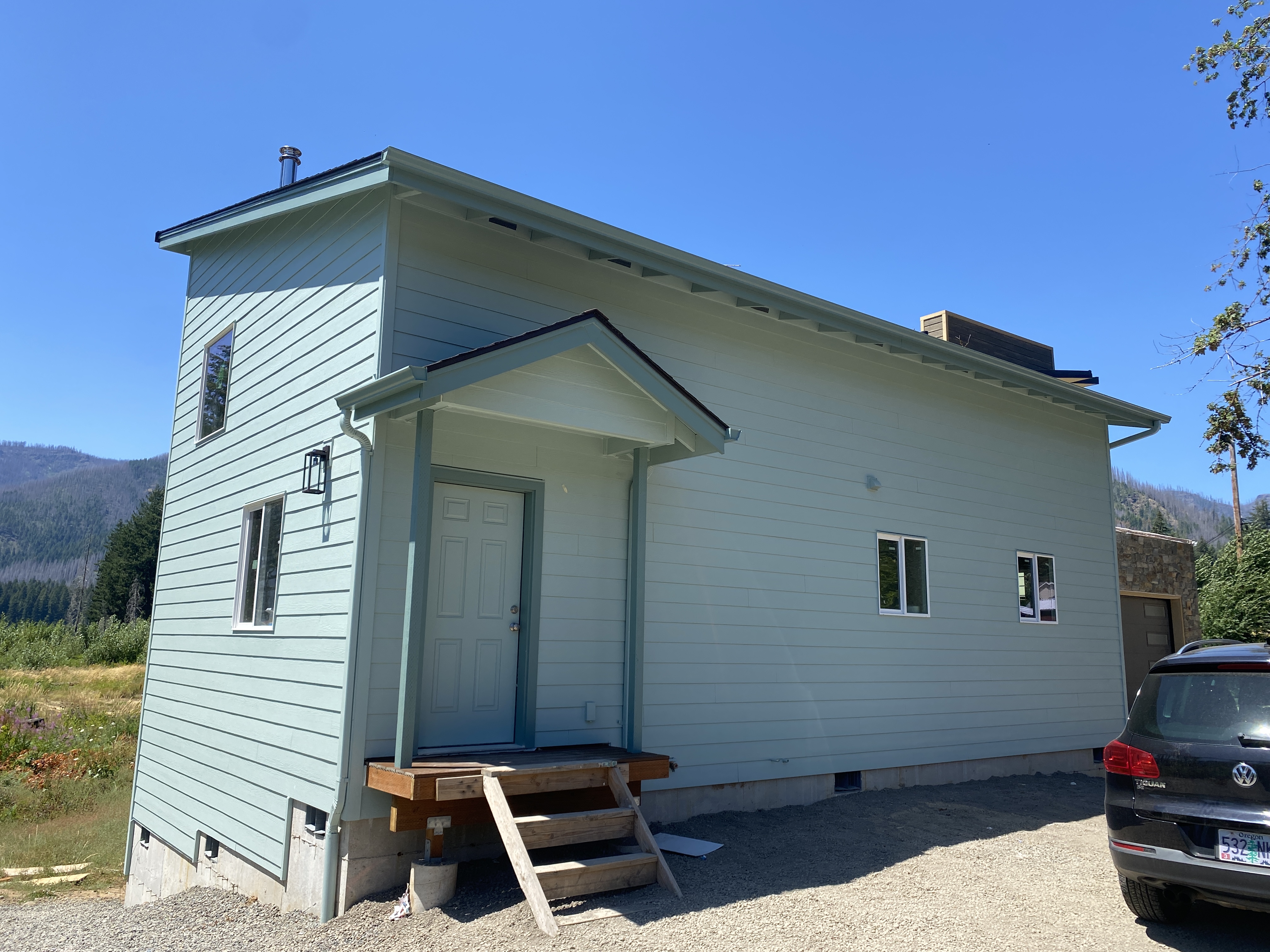 Completed Boyes Family home — Detroit, Oregon
